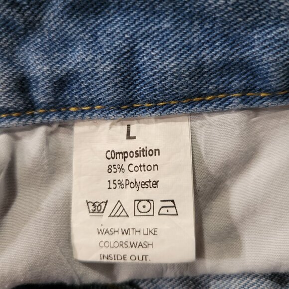 Jeans FAShion  Jeans Large Colorblock High Waisted - Picture 4 of 8